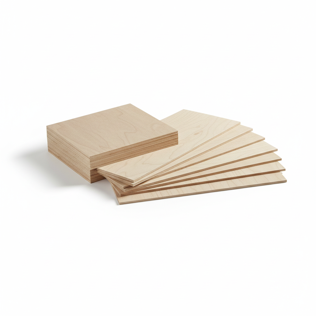 GrainCraft Basswood & Birch Plywood Sheet Pack