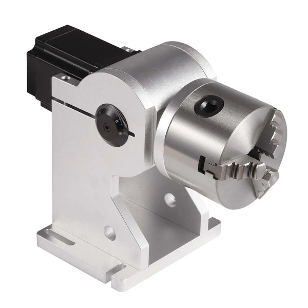 Monport 80mm Three Jaw Rotary Axis with Scale Dial