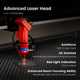 Monport 60W Autofocus Industrial CO2 Laser Engravers view 4