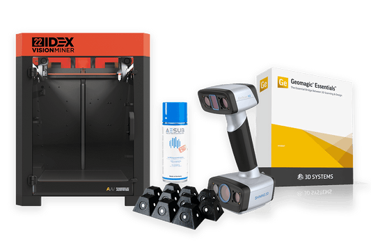Vision Miner 22 IDEX R&D and 3D Scanner Bundle