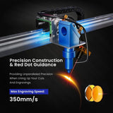 Monport 40W Pro LightBurn CO2 Laser Engravers view 5