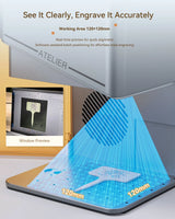 AtomStack Atelier Diode Laser Engraver view 4