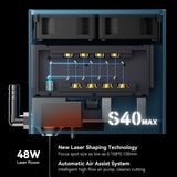 Sculpfun S40 Max 48W Diode Laser Engraver view 6