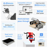 Monport 90W Autofocus Industrial CO2 Laser Engravers view 2