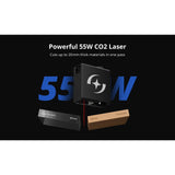 AtomStack Hurricane 55W CO2 Laser Engraver view 2