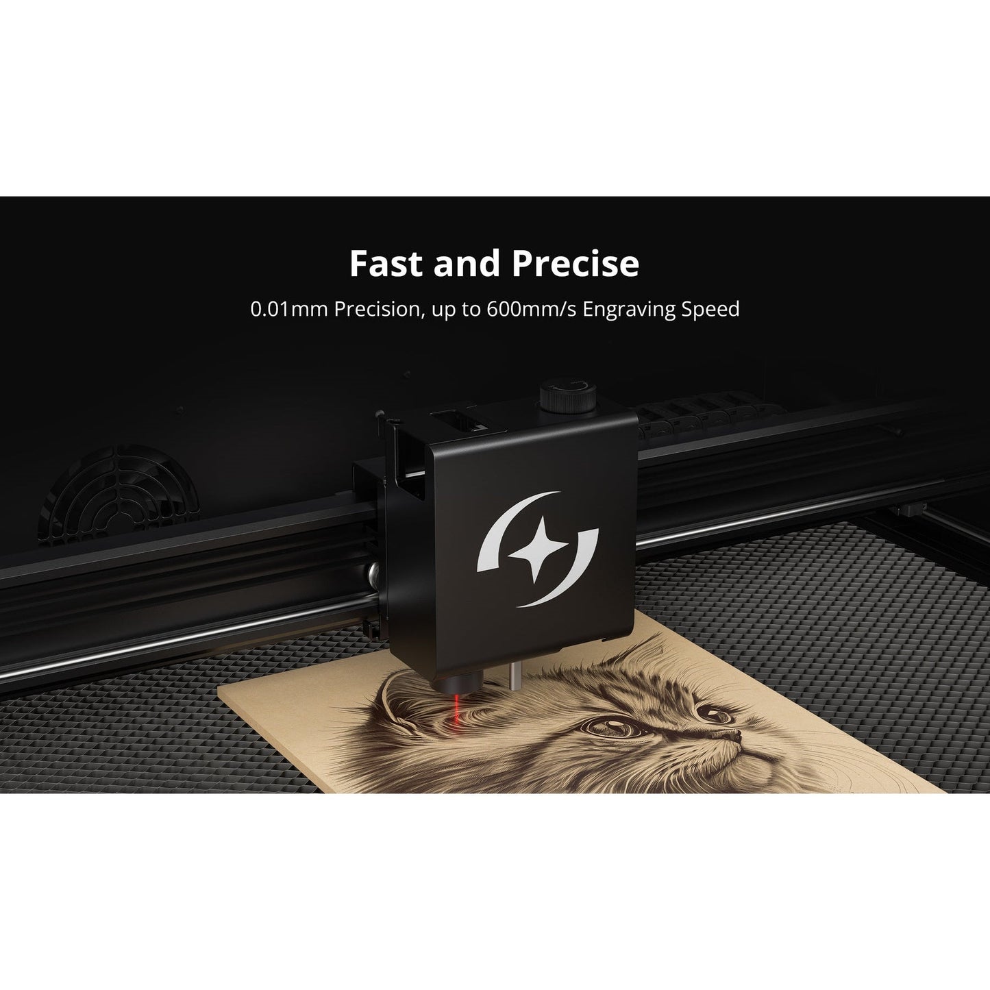AtomStack Hurricane 55W CO2 Laser Engraver