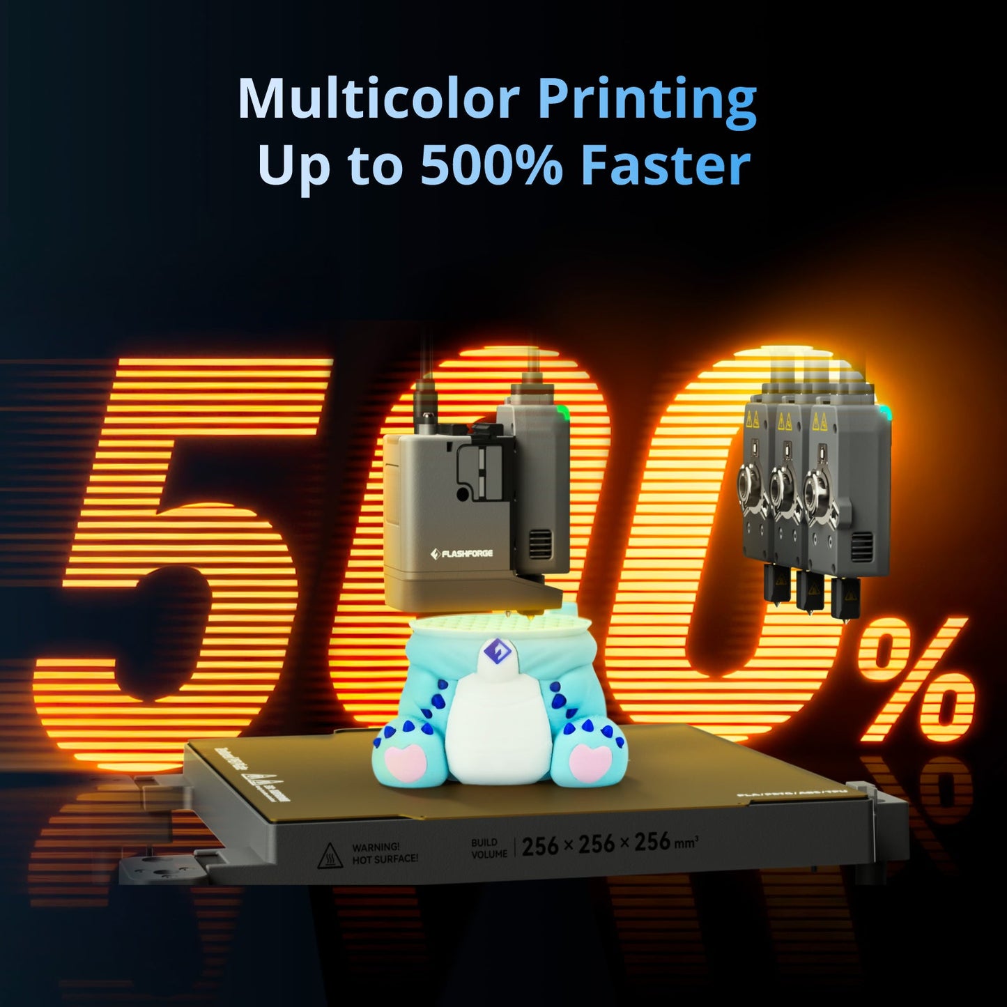 Flashforge Creator 5 4-Toolhead 3D Printer