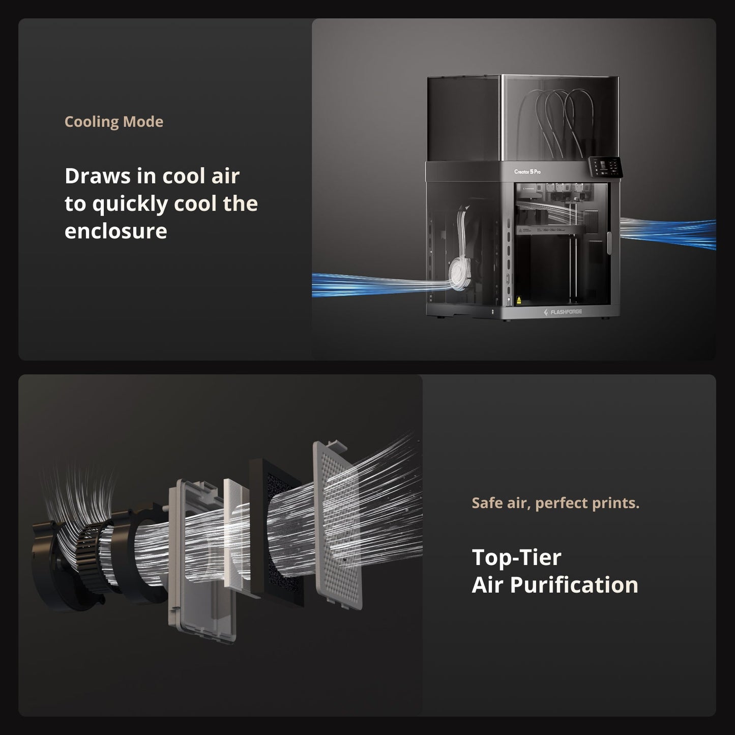 Flashforge Creator 5 Pro 4-Toolhead 3D Printer