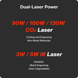 OneLaser Cobra 10 100W CO2 Laser Engraver and Cutter view 8