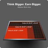 OneLaser Cobra 8 90W CO2 Laser Engraver and Cutter view 5