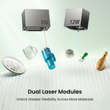 Sculpfun E1 Enclosed Dual Laser Engraver view 3