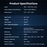 FLUX Promark Desktop Fiber Laser Engraver view 7