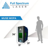 Full Spectrum Laser Muse MOPA Pro 100W-200W MOPA Fiber Laser Engraver view 2