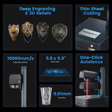 Monport GM 50W Pro Integrated Fiber Laser Engravers view 5