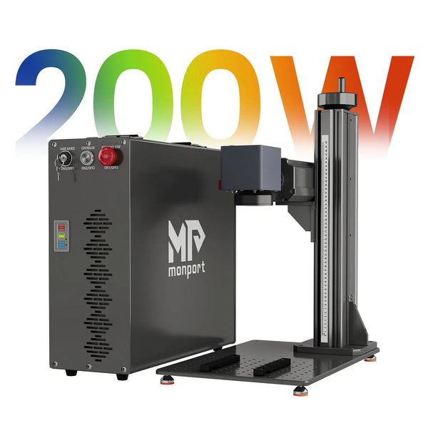 Monport GT 200W Split MOPA Fiber Laser Engravers