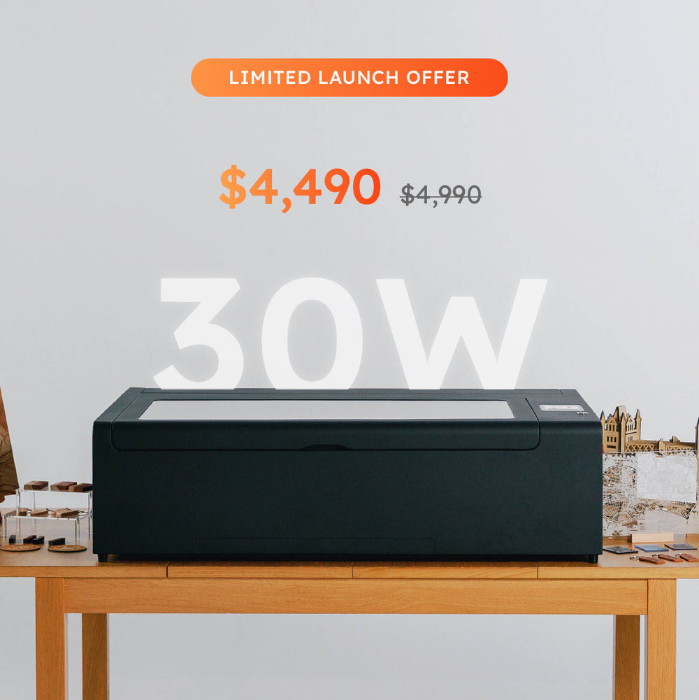 FLUX HEXA RF Desktop RF CO2 Laser Cutter & Engraver