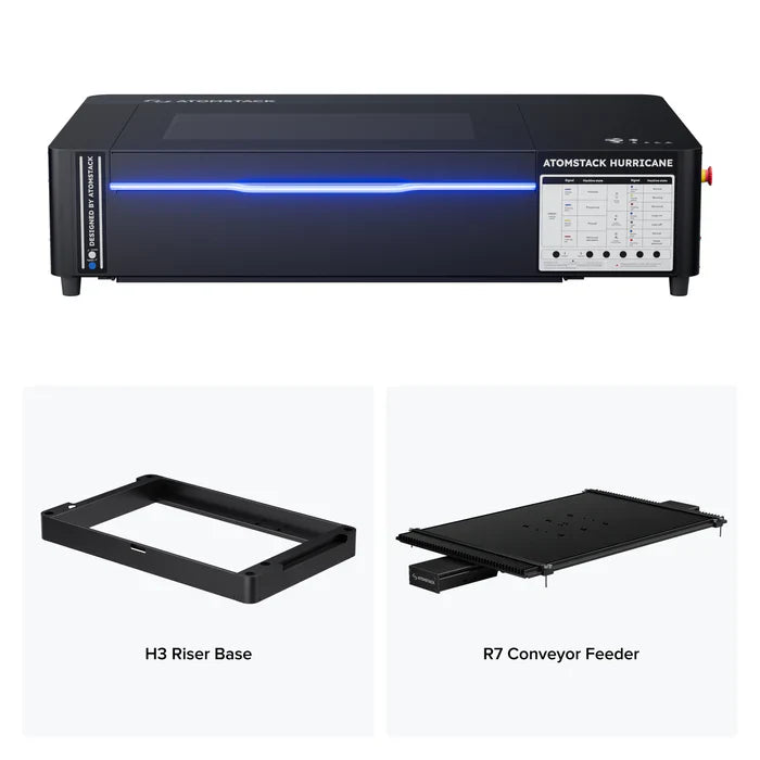 AtomStack Hurricane 55W CO2 Laser Engraver