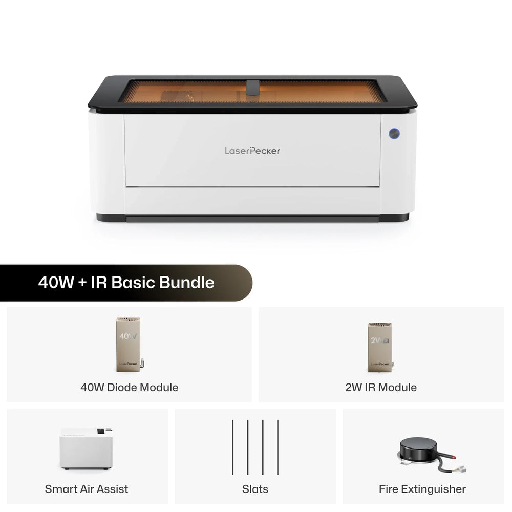 LaserPecker LX2 40W Diode and Infrared Dual Laser Cutter