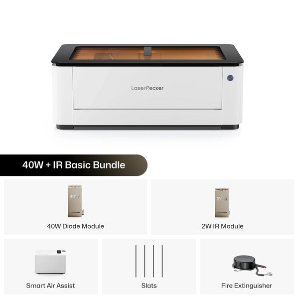 LaserPecker LX2 40W Diode and Infrared Dual Laser Cutter