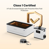 LaserPecker LX2 40W Diode and Infrared Dual Laser Cutter view 7
