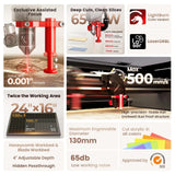 Monport Reno65 65W CO2 Laser Engravers view 2