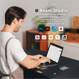 FLUX Beambox II 55W Desktop CO2 Laser Cutter & Engraver view 4