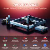 Sculpfun A9 Ultra Fiber and Diode Laser Engraver view 2
