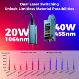 Sculpfun A9 Ultra Fiber and Diode Laser Engraver view 3