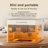 AtomStack P1 Dual Diode Laser Engraver view 2