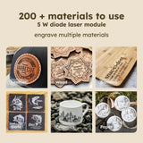 AtomStack P1 Dual Diode Laser Engraver view 3