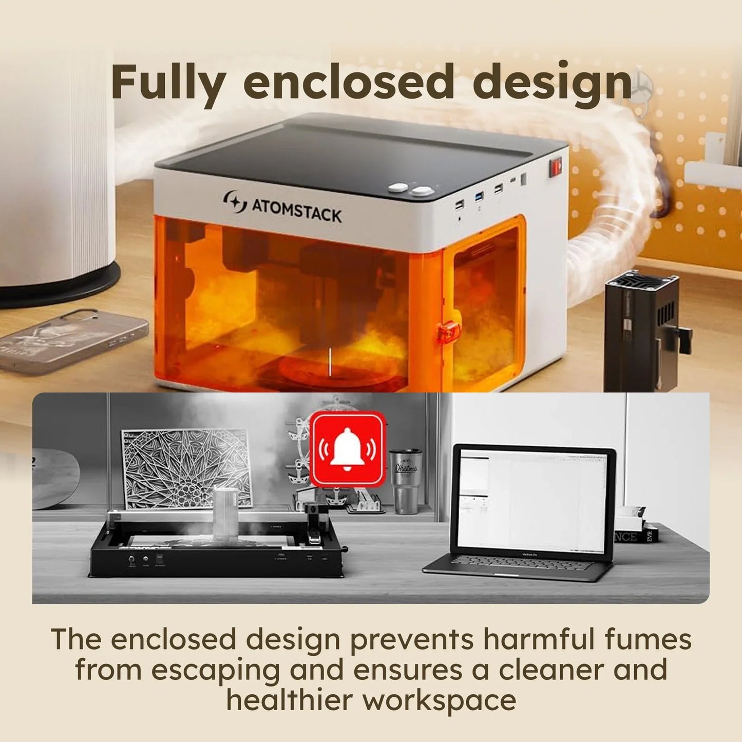 AtomStack P1 Dual Diode Laser Engraver