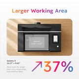 FLUX beamo II 30W Desktop CO2 Laser Cutter & Engraver view 6
