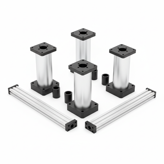 LiftUp Laser Engraver Riser and Extension Kit on white background