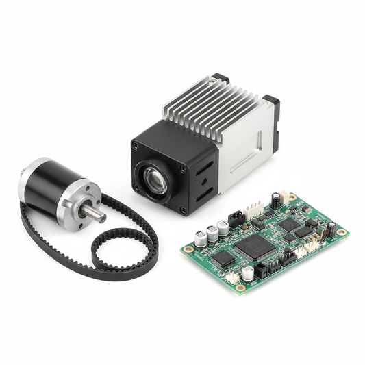 CoreSwap Laser Module and Replacement Parts Kit on white background