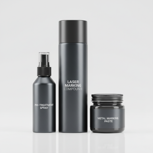 MarkBond Laser Marking Spray and Compound Kit on white background
