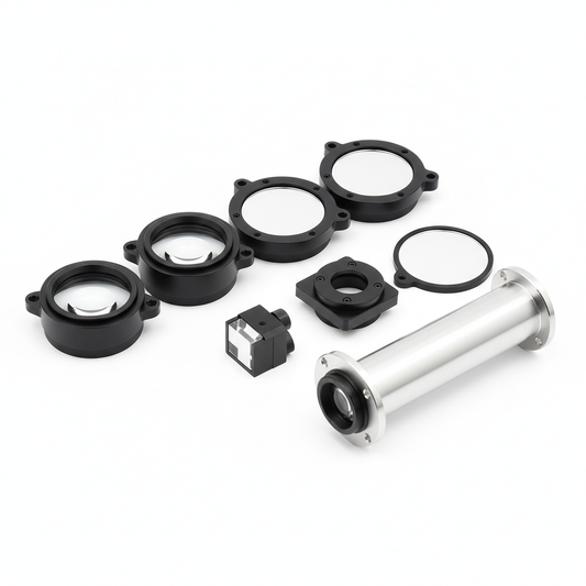 OptiClear Laser Lens and Optics Replacement Set on white background