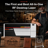 OneLaser XRF 38W RF Desktop CO2 Laser Engraver and Cutter view 3