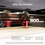 Monport Reno65 Pro 65W CO2 Laser Engravers view 8