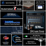 Sculpfun S70 Max 70W Diode Laser Engraver view 8